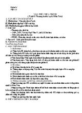 Giáo án môn Ngữ văn lớp 11 học kỳ 1 theo phương pháp mới